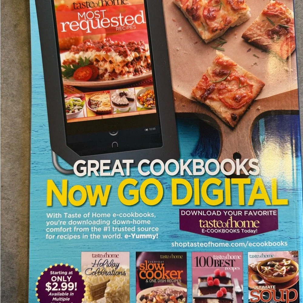 Taste of Home Comfort Food Diet Cookbook New for 2012